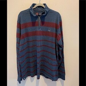 Chaps Men’s Long Sleeve Quarter Zip Pullover XXL​​​​​​​​​​​​​​​​​​​